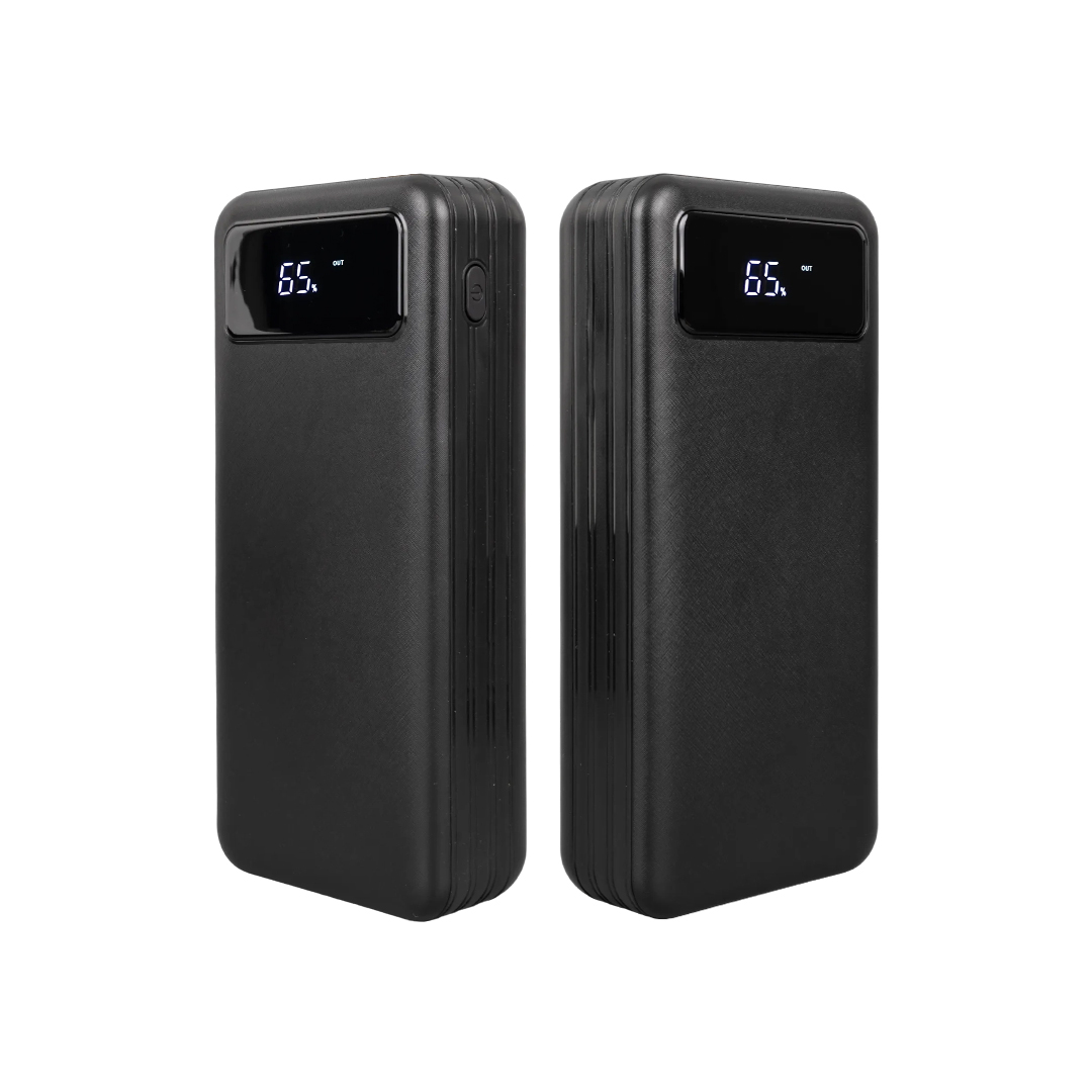 20000 MAH DİJİTAL GÖSTERGELİ USB-MICRO-LIGHTNING-TYPE-C GİRİŞLİ VE KABLOLU POWERBANK (4812)