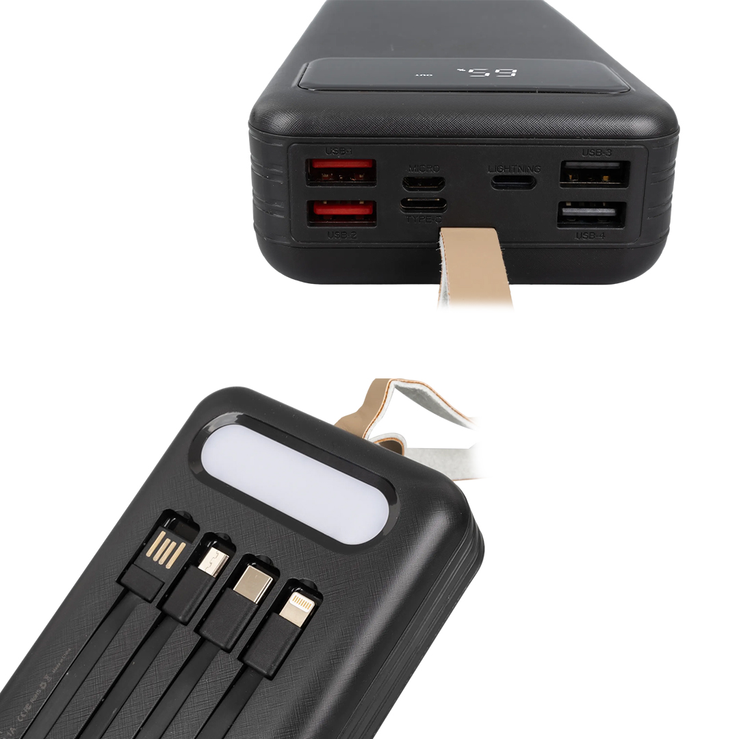 20000 MAH DİJİTAL GÖSTERGELİ USB-MICRO-LIGHTNING-TYPE-C GİRİŞLİ VE KABLOLU POWERBANK (4812) 20000 MAH DİJİTAL GÖSTERGELİ USB-MICRO-LIGHTNING-TYPE-C GİRİŞLİ VE KABLOLU POWERBANK (4812)