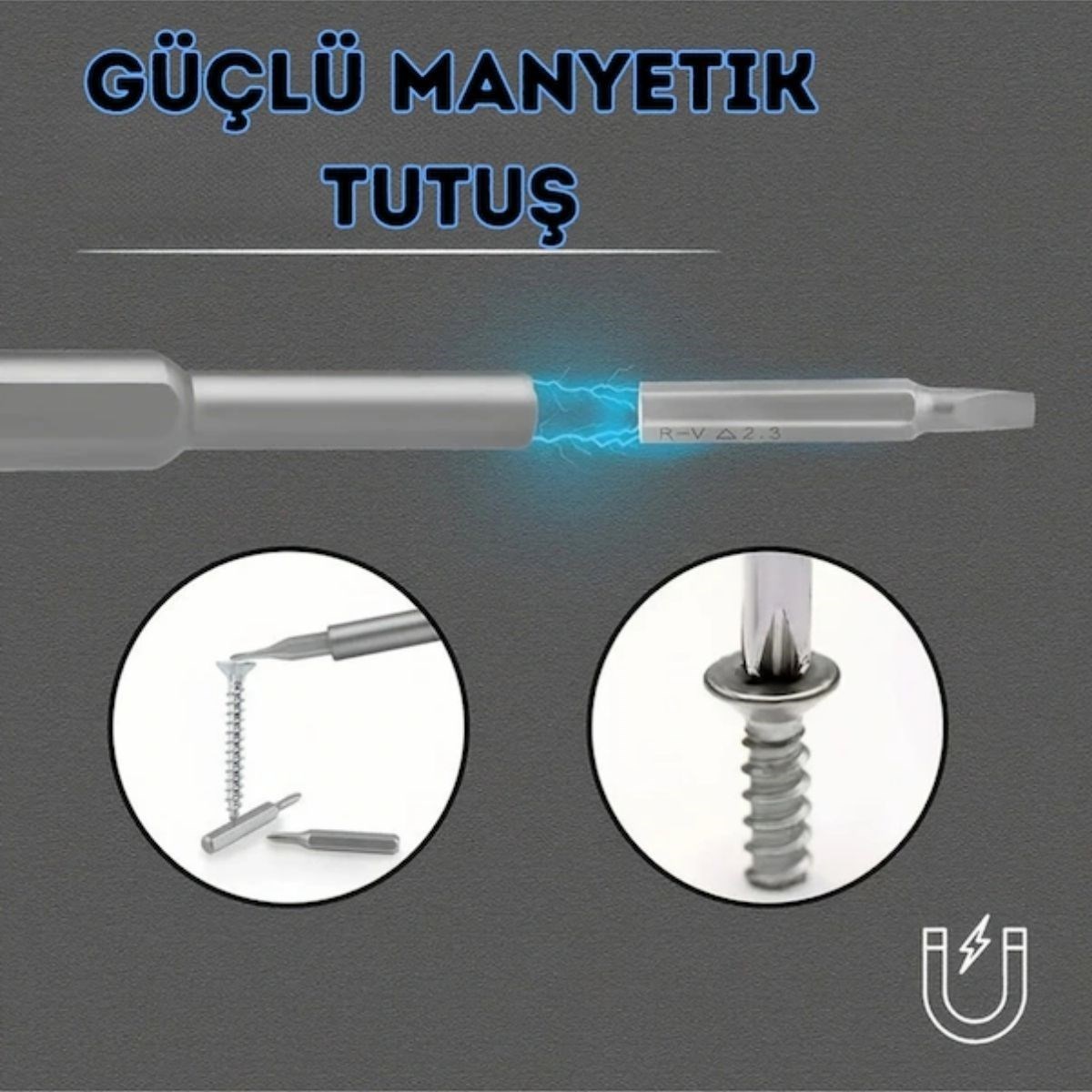 25 Parça 24 farklı uçlu Mıknatıslı 25 in 1 Tornavida Seti (4812) 25 Parça 24 farklı uçlu Mıknatıslı 25 in 1 Tornavida Seti (4812)