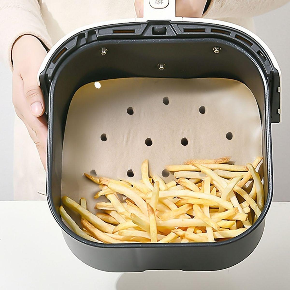 250 Adet Air Fryer Pişirme Kağıdı Tek Kullanımlık Hava Fritöz Yağ Geçirmez Yapışmaz Gıda Pişirme Kağıdı Delikli Kare Model (4812) 250 Adet Air Fryer Pişirme Kağıdı Tek Kullanımlık Hava Fritöz Yağ Geçirmez Yapışmaz Gıda Pişirme Kağıdı Delikli Kare Model (4812)