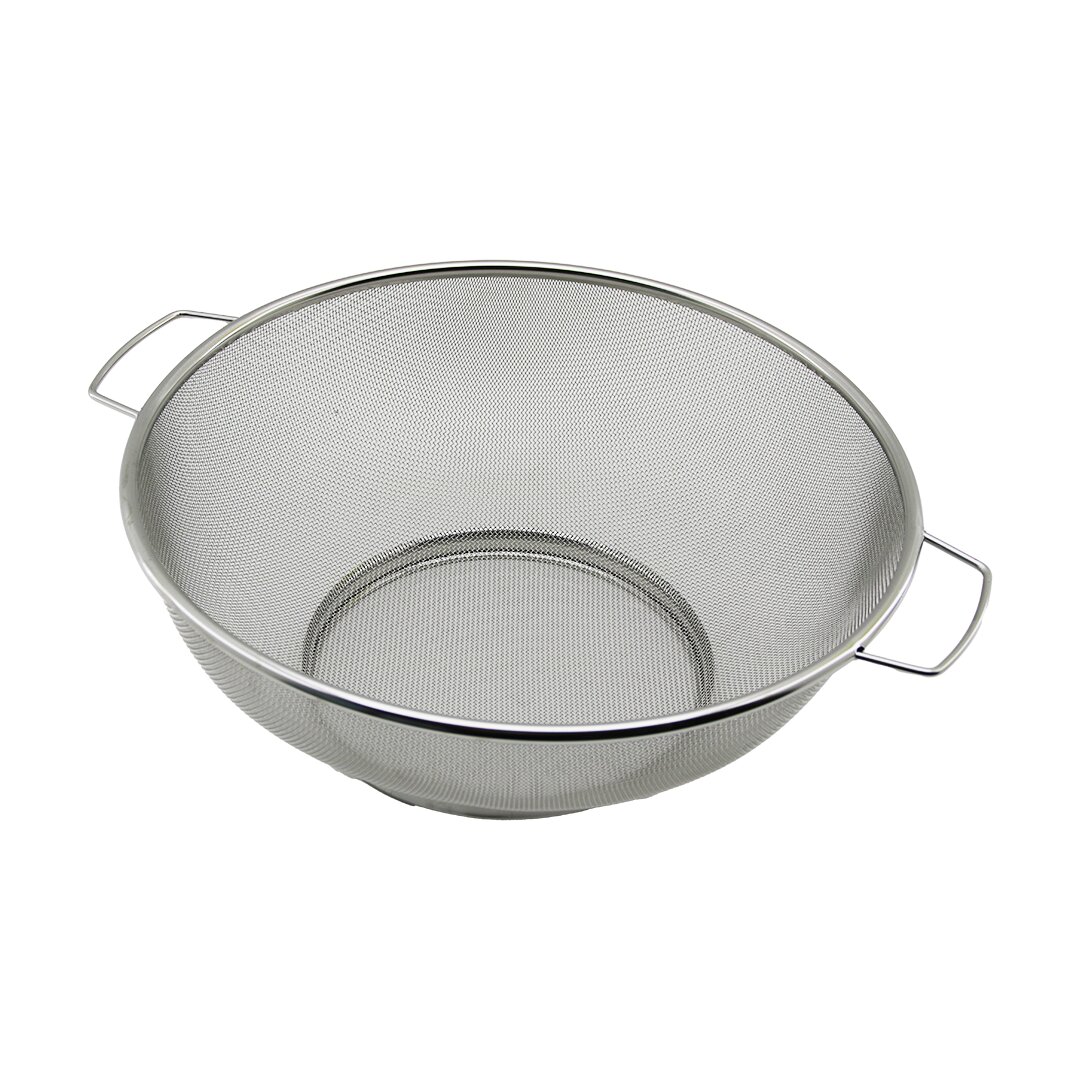 28CM   TEL SEPET  METAL SÜZGEÇ  METAL ÇERÇEVE - KULP - AYAK (4812)