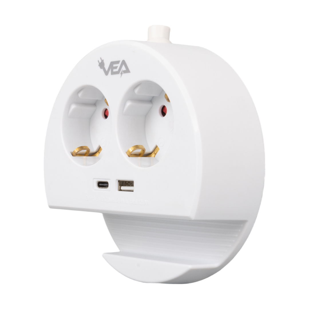 2Lİ USB + TYPE-C GİRİŞLİ TELEFON STANDLI 1.5 METRE GRUP PRİZ VE- G1102C (4812) 2Lİ USB + TYPE-C GİRİŞLİ TELEFON STANDLI 1.5 METRE GRUP PRİZ VE- G1102C (4812)