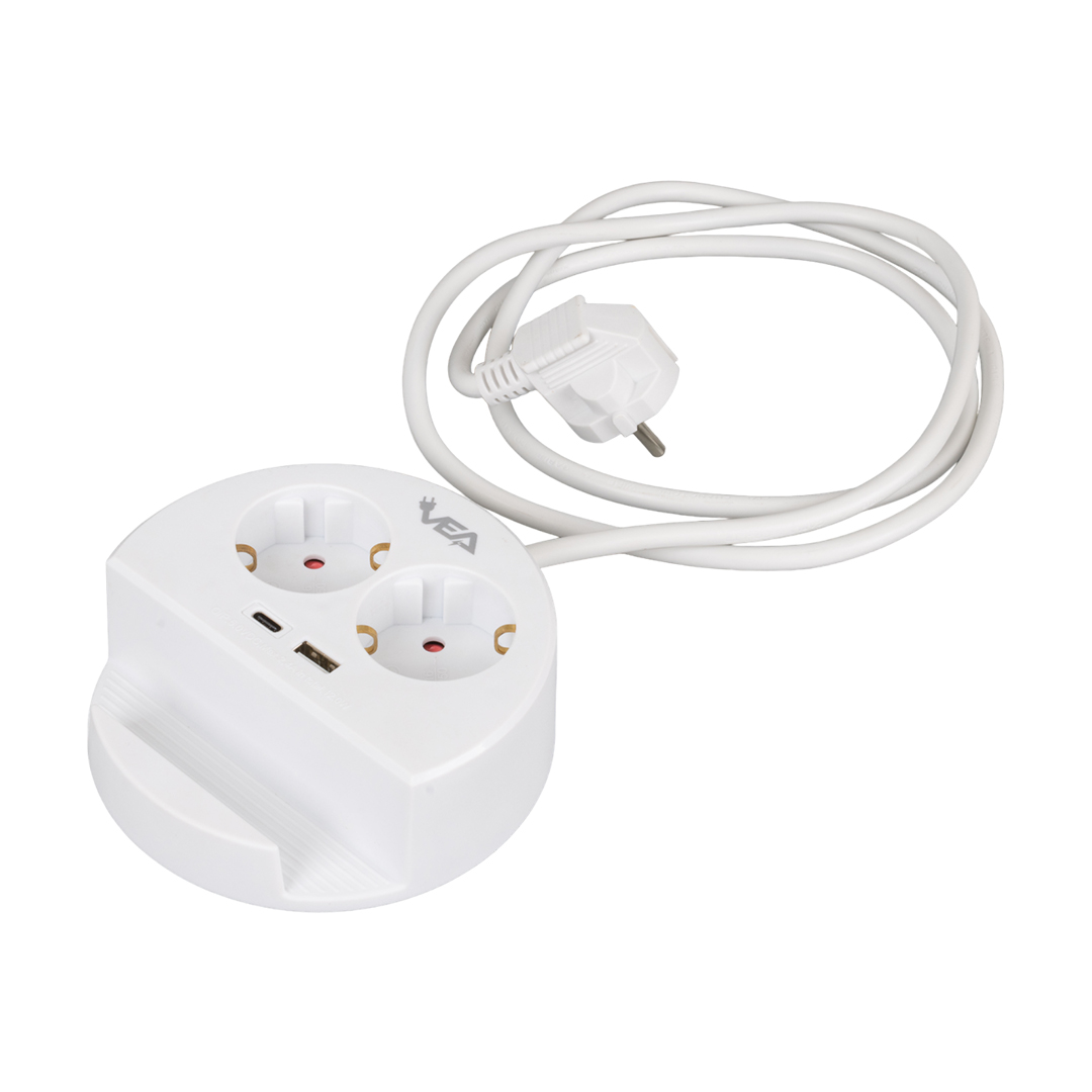 2Lİ USB + TYPE-C GİRİŞLİ TELEFON STANDLI 1.5 METRE GRUP PRİZ VE- G1102C (4812) 2Lİ USB + TYPE-C GİRİŞLİ TELEFON STANDLI 1.5 METRE GRUP PRİZ VE- G1102C (4812)