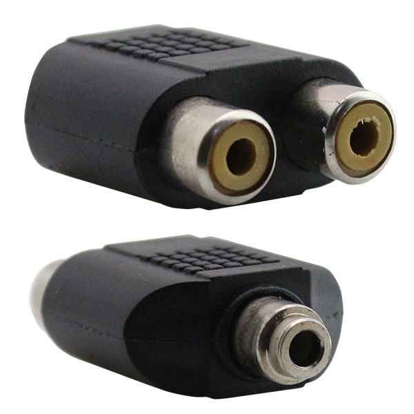3.5 MM STEREO DİŞİ / 2 RCA DİŞİ ÇEVİRİCİ JACK (4812)