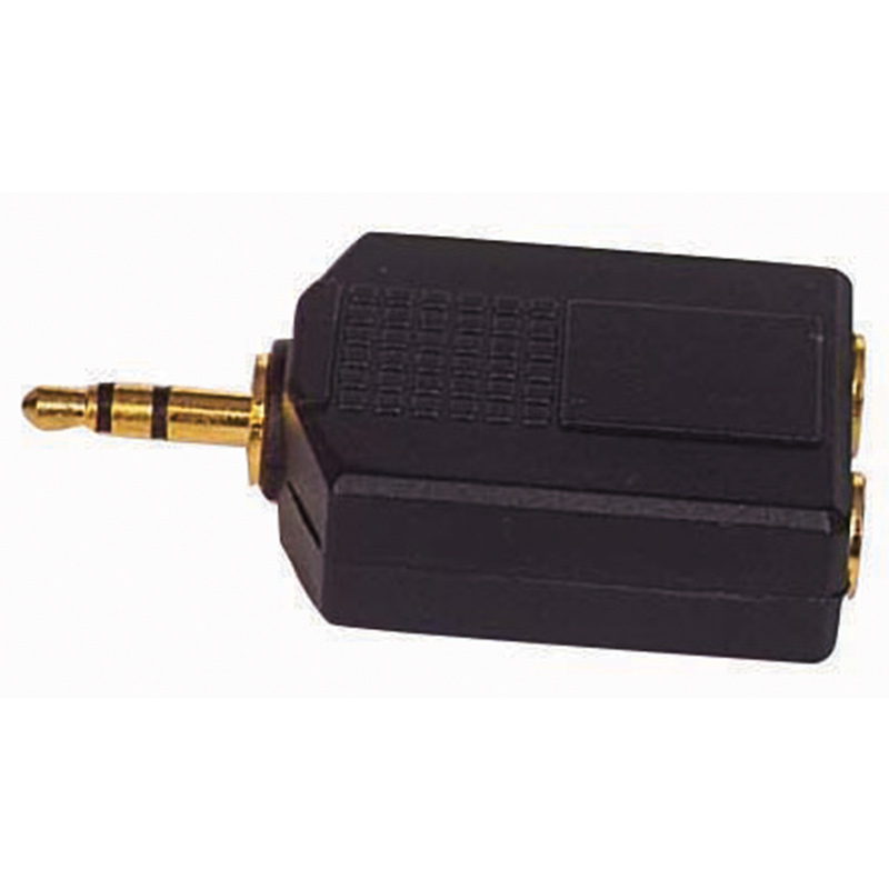3.5 MM STEREO ERKEK/6.3 MM STEREOX2 DİŞİ ÇEVİRİCİ JACK (4812)