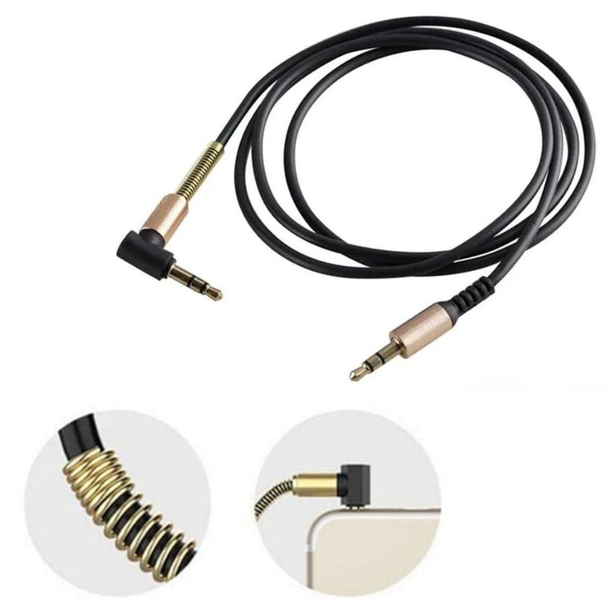3.5mm AUX Kablosu Jak Erkek Erkek L Tipi 1 Metre Ses Aktarım Kablosu (4812) 3.5mm AUX Kablosu Jak Erkek Erkek L Tipi 1 Metre Ses Aktarım Kablosu (4812)