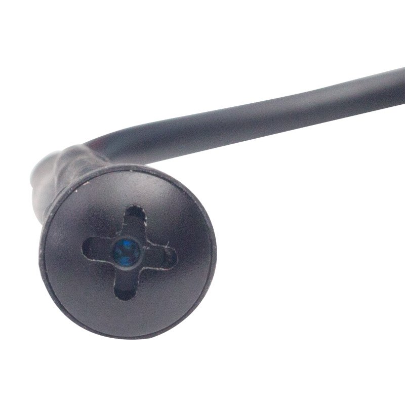 3.6MM 800 TVL 1/4 SENSOR SES ÇIKIŞLI SİYAH VİDA MODEL MİNİ KAMERA (4812)