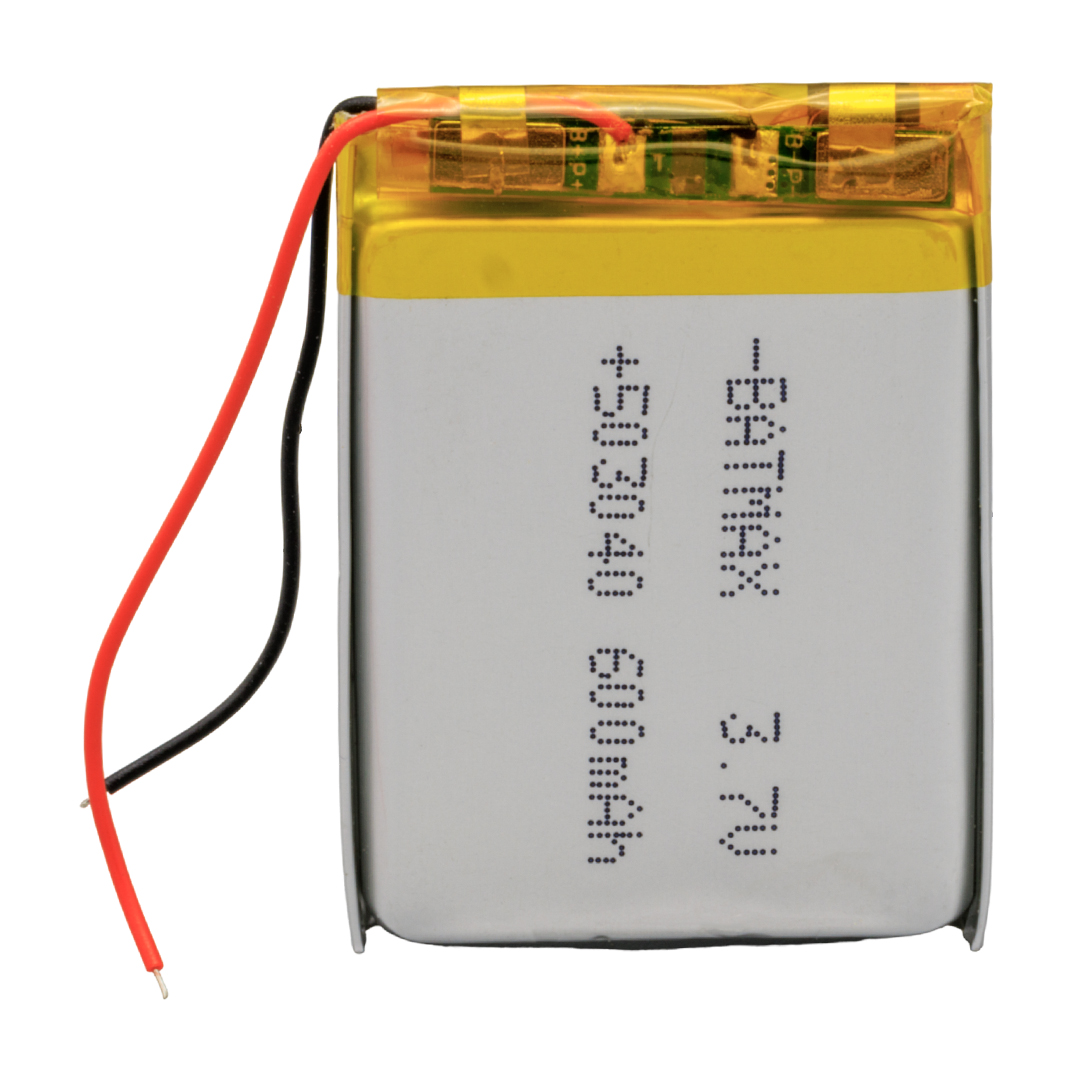 3.7V 600 MAH LİTYUM POLİMER PİLİ SOKETLİ (4812)