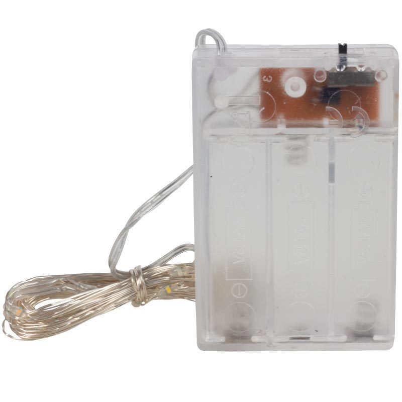 3*AA PİLLİ 4 RENKLİ 10 METRE KABLOLU BAĞ LED (4812)