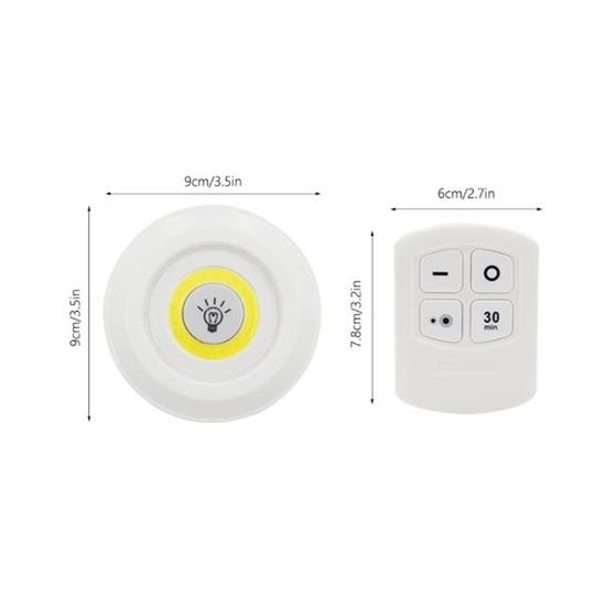 3'lü Uzaktan Kumandalı Pilli Yapışkanlı Kablosuz Led Spot Lambalar (4812) 3'lü Uzaktan Kumandalı Pilli Yapışkanlı Kablosuz Led Spot Lambalar (4812)
