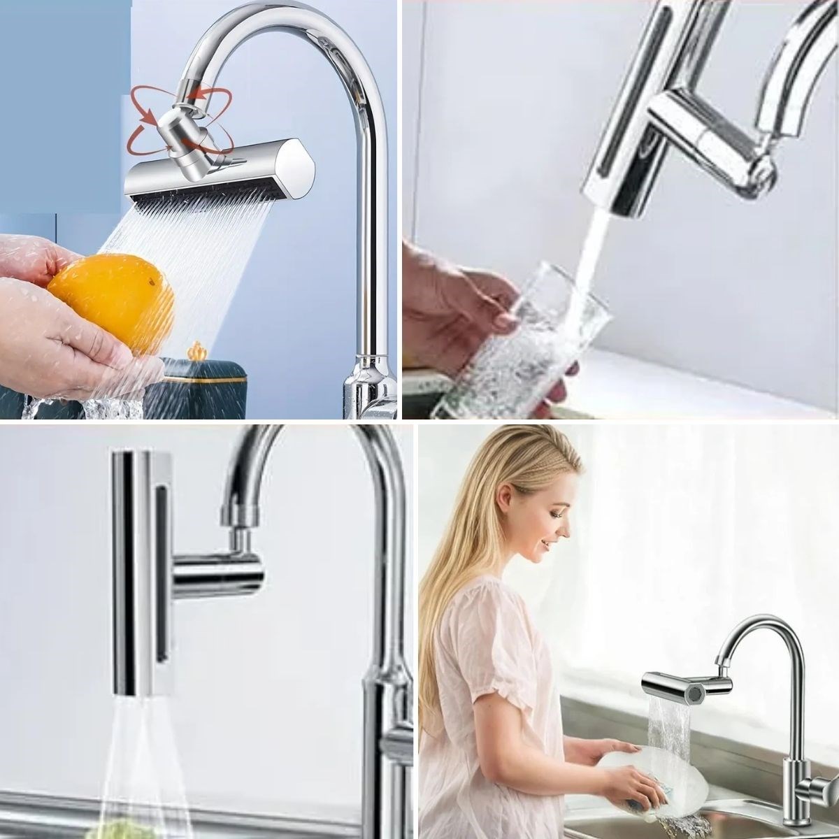 3 Farklı Modlu Çok Amaçlı Musluk Adaptörü Evrensel Musluk Başlığı Şelale Musluk (4812) 3 Farklı Modlu Çok Amaçlı Musluk Adaptörü Evrensel Musluk Başlığı Şelale Musluk (4812)