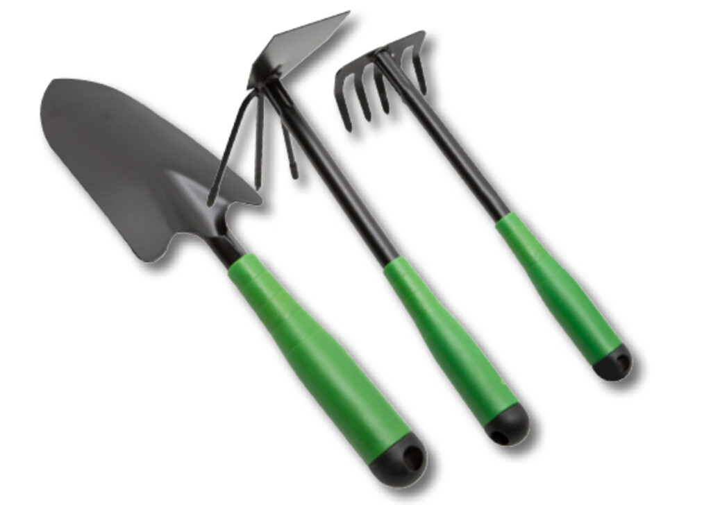 3 Parça Bahçe Seti - Çapa Tırmık Kazma Set (4812)