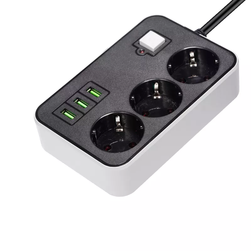 3 USB’li 3’lü 1.8 m Akım Korumalı Priz (4812)