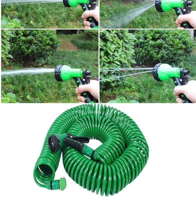 30 Metre Spiral Hortum + 4 Fonksiyonlu Özel Sulama Tabancası (4812) 30 Metre Spiral Hortum + 4 Fonksiyonlu Özel Sulama Tabancası (4812)