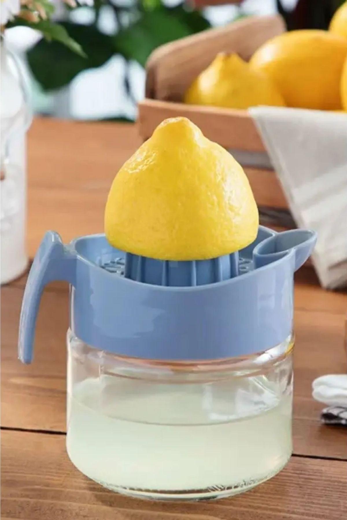 300ml Cam Hazneli Pratik Limon Narenciye Sıkacağı KC-405 (4812) 300ml Cam Hazneli Pratik Limon Narenciye Sıkacağı KC-405 (4812)