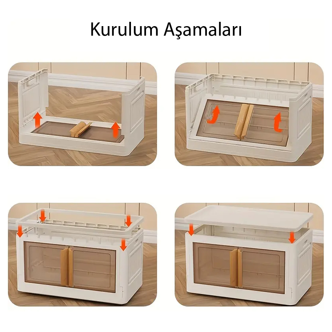 31X49X30CM 32L KATLANABİLİR SAKLAMA KUTUSU (4812) 31X49X30CM 32L KATLANABİLİR SAKLAMA KUTUSU (4812)