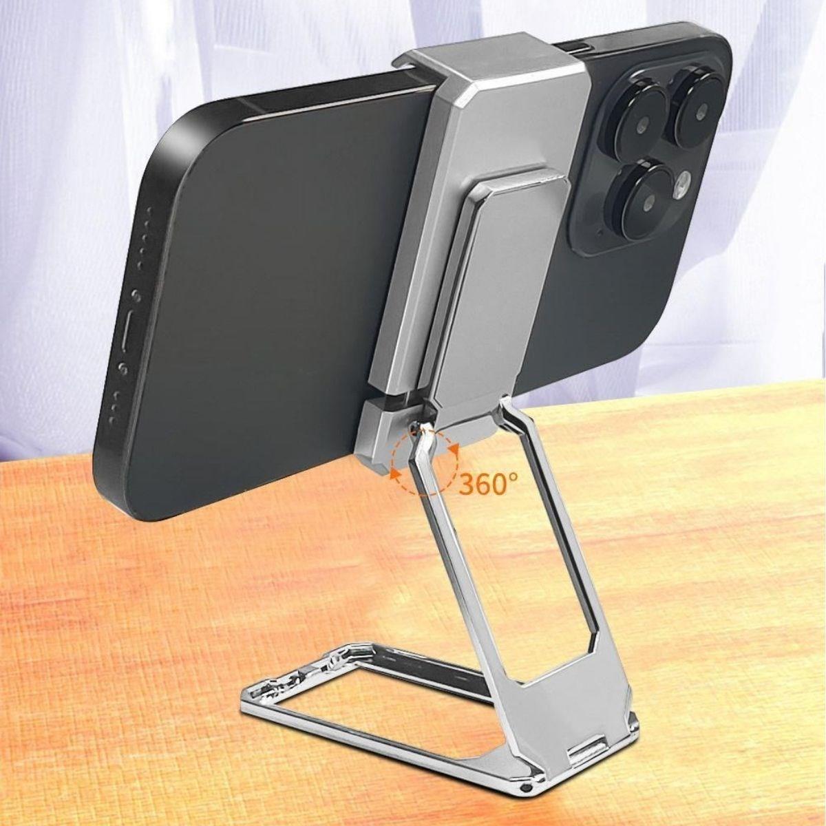 360 derece Dönen Tüm Telefon Tipleri İle Uyumlu Metal Telefon Standı Braket (4812) 360 derece Dönen Tüm Telefon Tipleri İle Uyumlu Metal Telefon Standı Braket (4812)