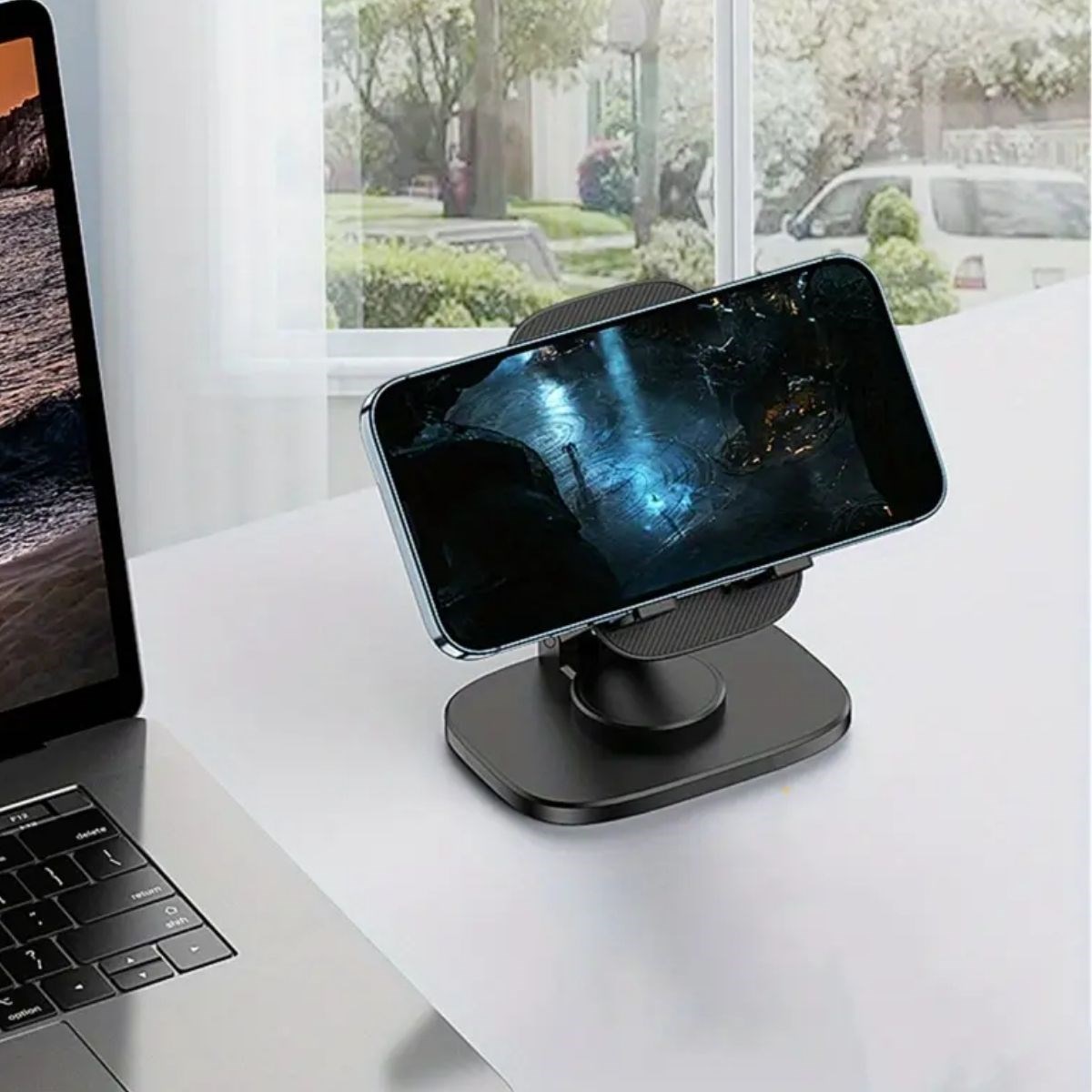 360 Döner Masaüstü Mobil Telefon Tutucu Standı (4812) 360 Döner Masaüstü Mobil Telefon Tutucu Standı (4812)
