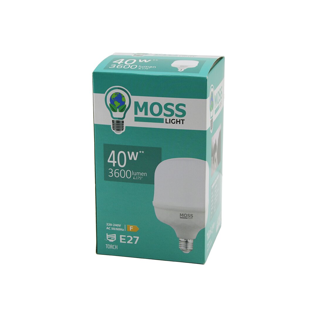 40W  TORCH  LED AMPUL PLASTİK E27 3600LUMEN L175° 5000 SAAT ÖMÜR IP20 185-265V AC  MS-3098 (4812)