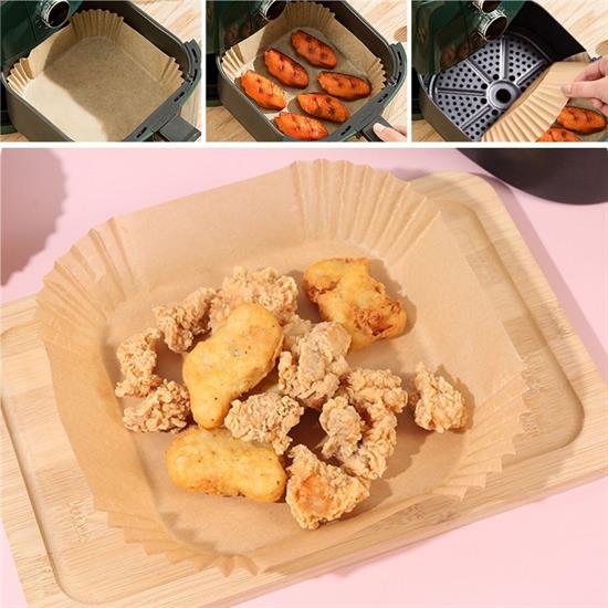 50 Adet Air Fryer Pişirme Kağıdı Tek Kullanımlık Yağ Geçirmez Yapışmaz Kare Tabak Model PVC (4812) 50 Adet Air Fryer Pişirme Kağıdı Tek Kullanımlık Yağ Geçirmez Yapışmaz Kare Tabak Model PVC (4812)