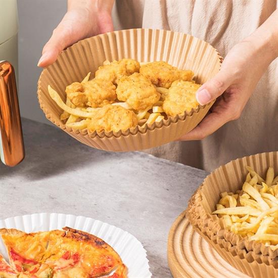 50 Adet Air Fryer Pişirme Kağıdı Tek Kullanımlık Yağ Geçirmez Yuvarlak Tabak Model PVC (4812) 50 Adet Air Fryer Pişirme Kağıdı Tek Kullanımlık Yağ Geçirmez Yuvarlak Tabak Model PVC (4812)