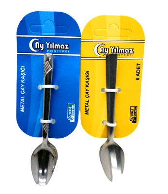 6 PARÇA  METAL ÇAY KAŞIK (4812)