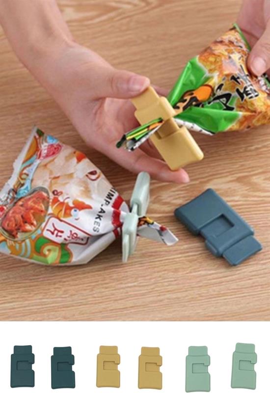 6'lı Hava Sızdırmaz Poşet Torba Ambalaj Ve Paket Kıstırmalı Kapatma Klipsi (4812) 6'lı Hava Sızdırmaz Poşet Torba Ambalaj Ve Paket Kıstırmalı Kapatma Klipsi (4812)