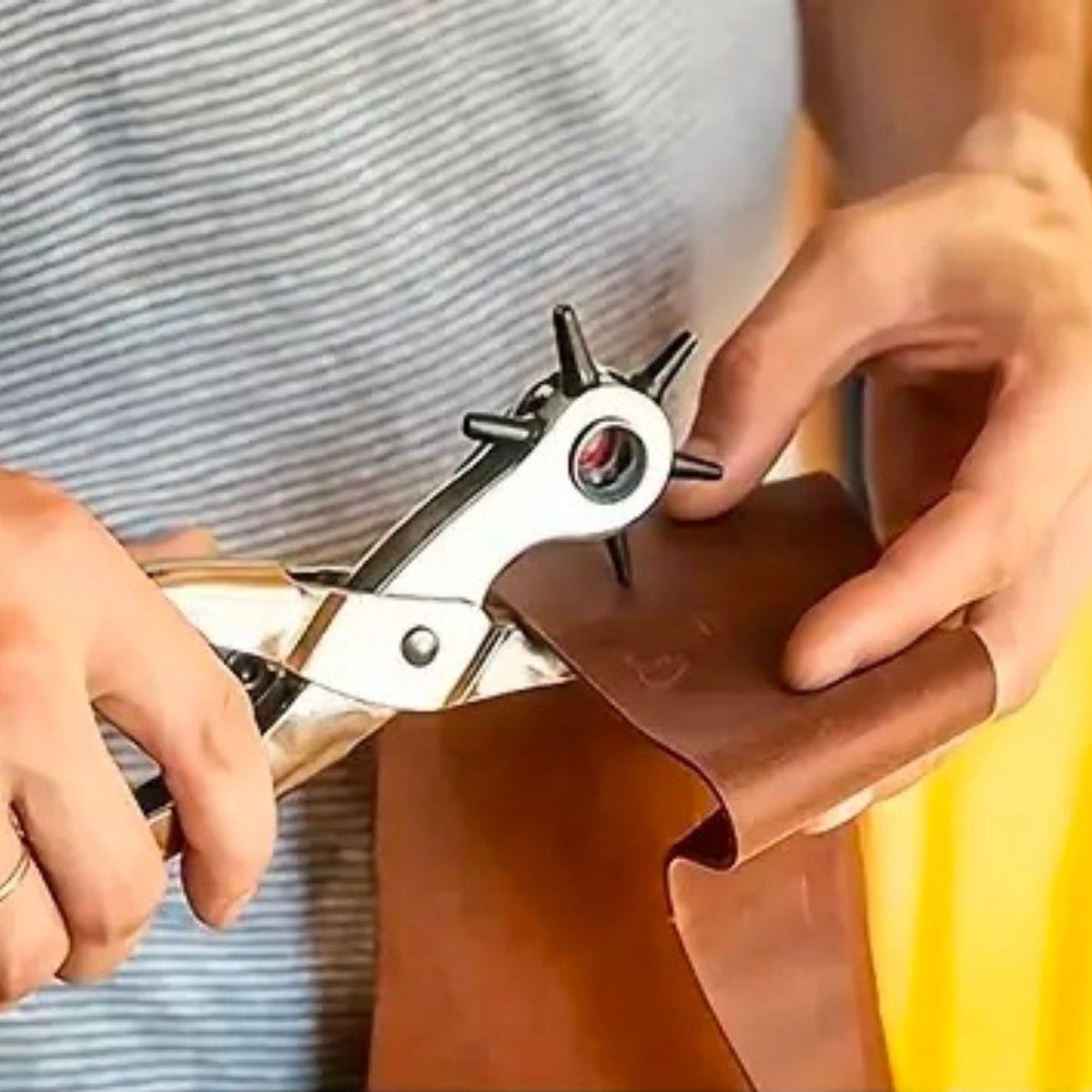 6 Farklı Boyutta Kemer Delme Pensesi Kemer Delici Delik Açıcı Aparat (4812)