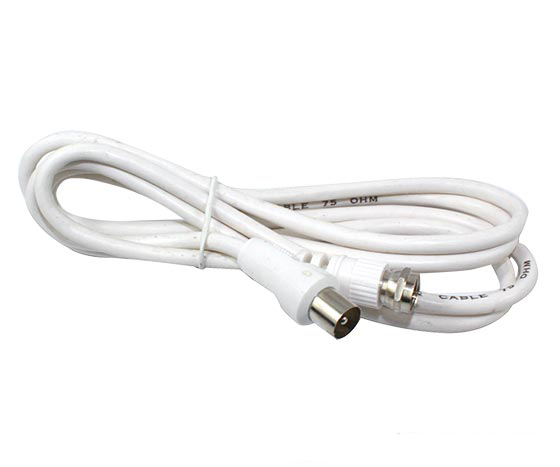 60 OHM ERKEK / F ERKEK KABLO 1.2 METRE KABLO BEYAZ (4812)