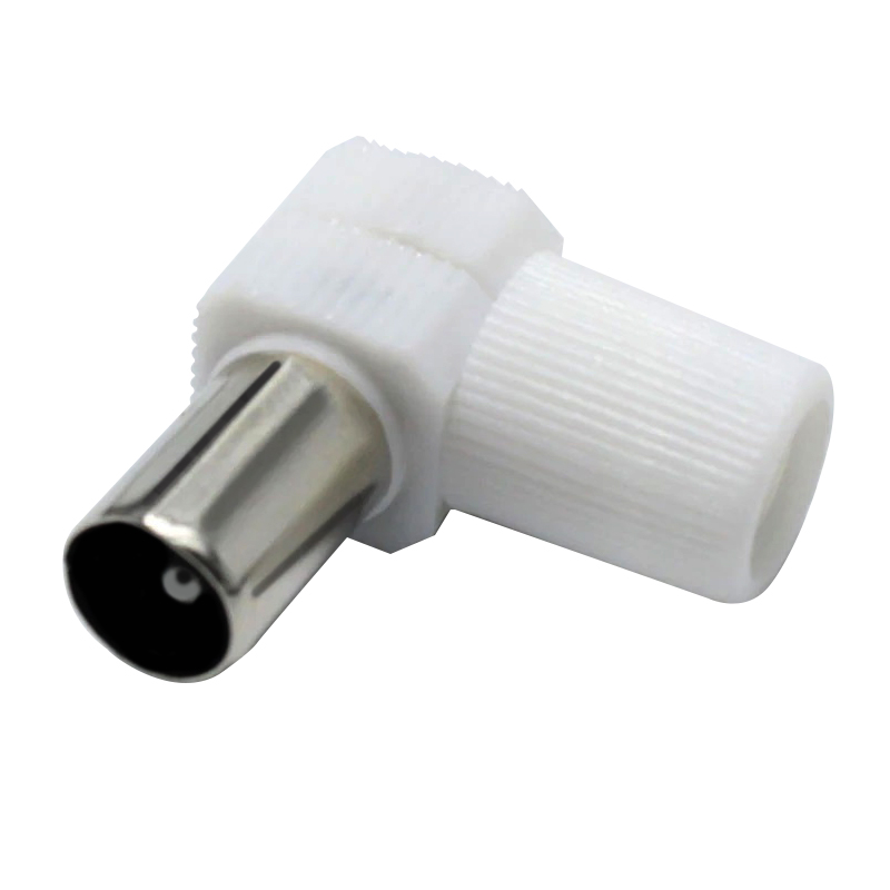 60 OHM L FİŞ ERKEK BEYAZ ANTEN FİŞİ (4812)
