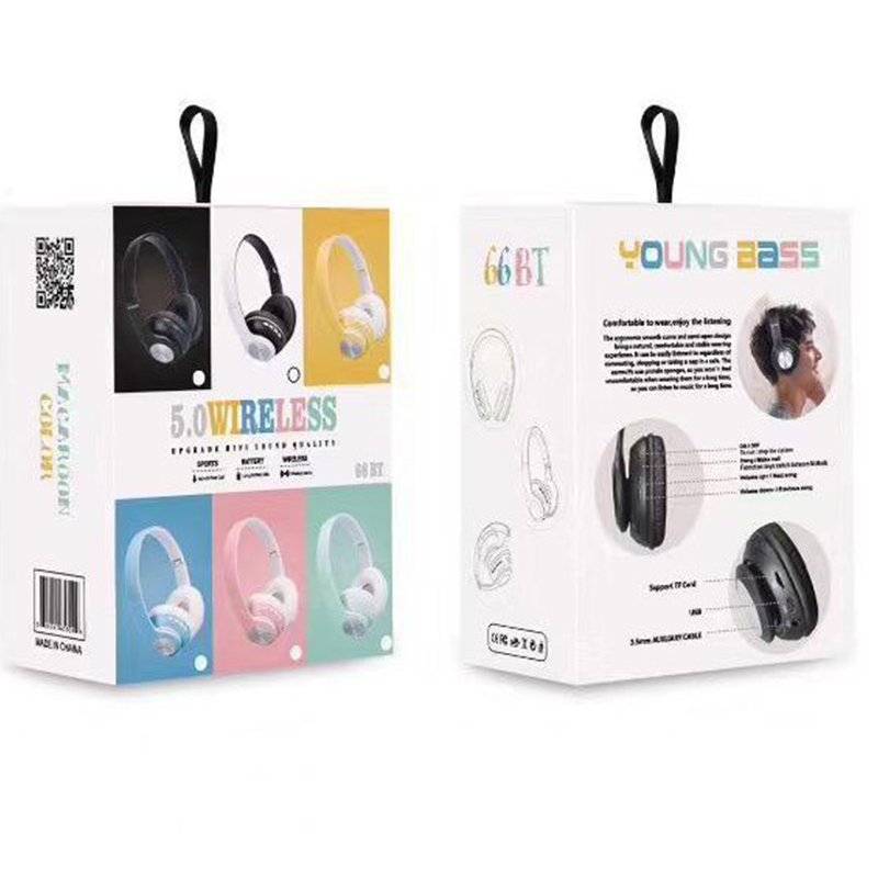 66-BT KULAKÜSTÜ KABLOSUZ HAFIZA KART GİRİŞLİ BLUETOOTH KULAKLIK (4812)