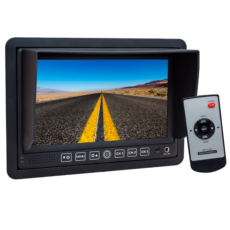7 12V-24V 3 KANAL AV GİRİŞLİ MONİTÖR (4812)