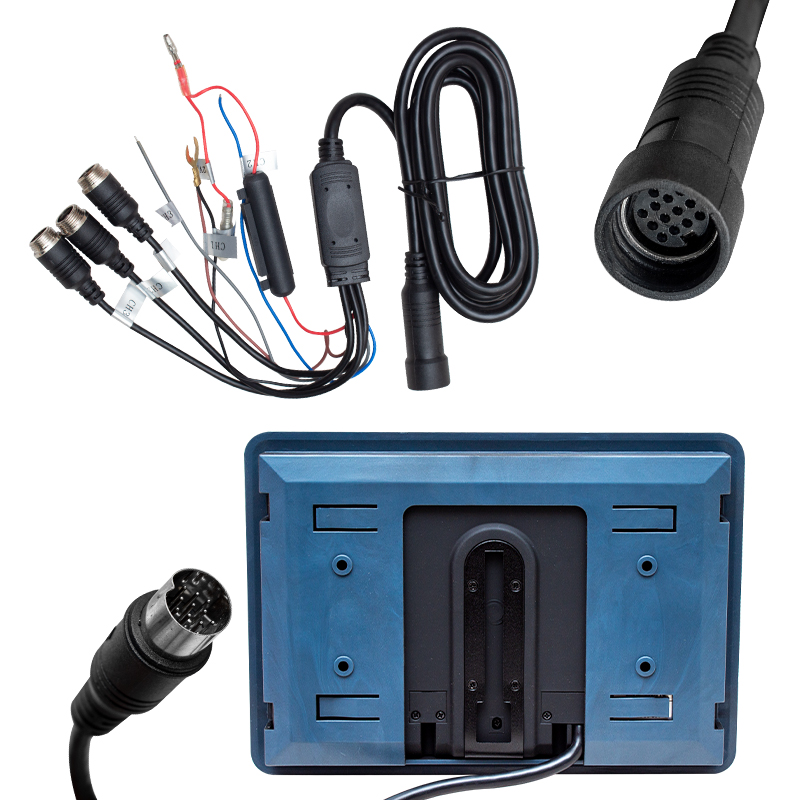 7 12V-24V 3 KANAL AV GİRİŞLİ MONİTÖR (4812)