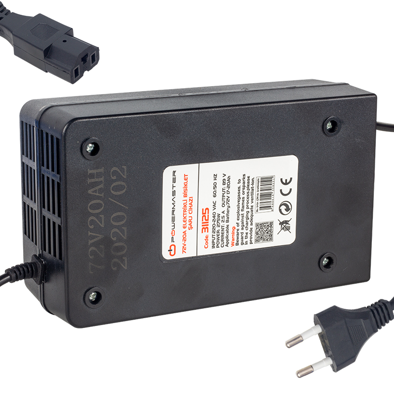 72 VOLT - 20 AMPER ELEKTRİKLİ BİSİKLET ŞARJ CİHAZI (4812)