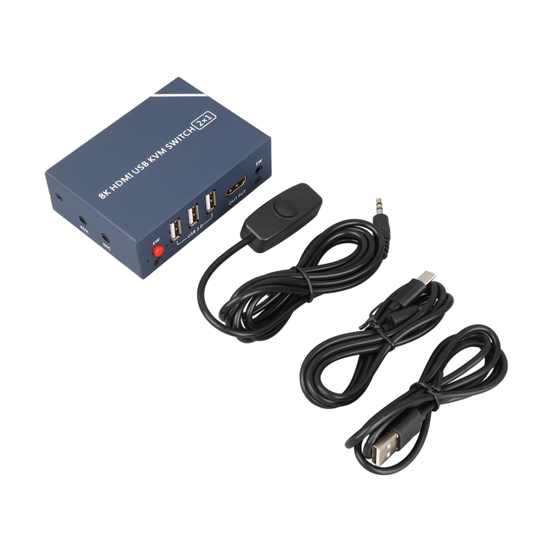 8K HDMI USB KVM SWITCH 2X1 (4812) 8K HDMI USB KVM SWITCH 2X1 (4812)