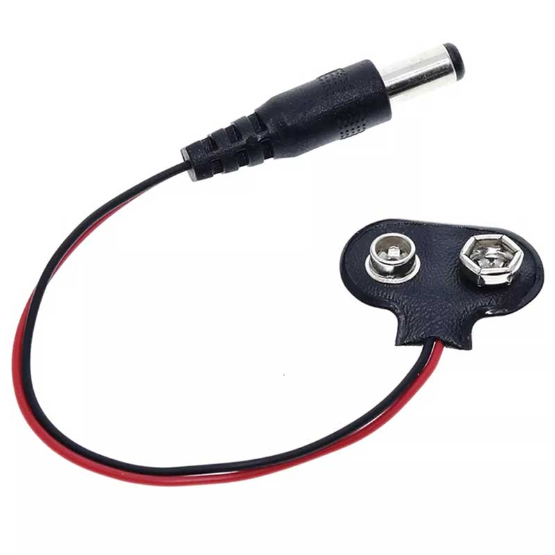 9 VOLT 2.1MM JACKLI PİL BAŞLIĞI  (IC-232A) (4812)