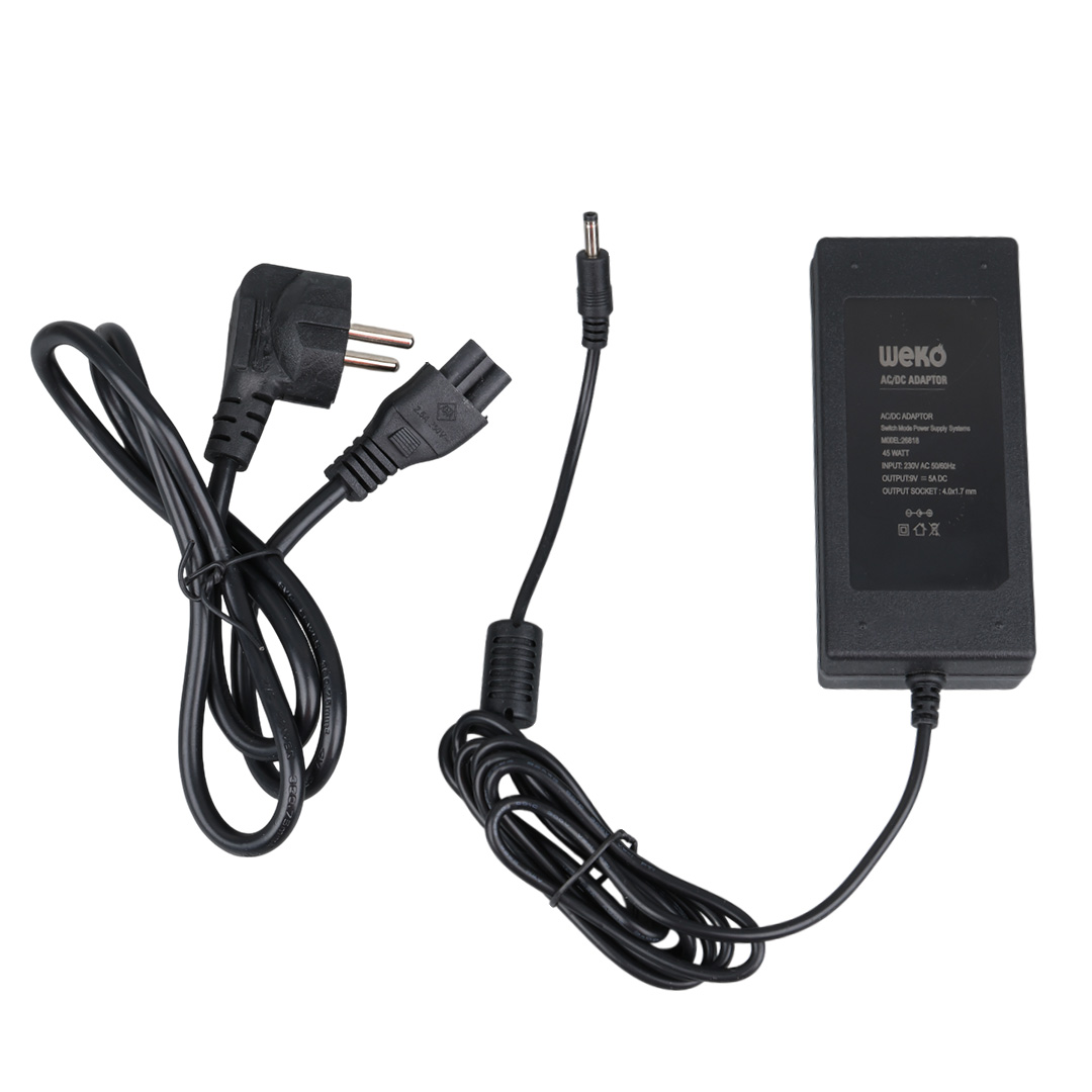 9 VOLT - 5 AMPER YAZAR KASA/ POS MAKİNESİ MASAÜSTÜ ADAPTÖR 4.0*1.7 MM UÇLU (4812)