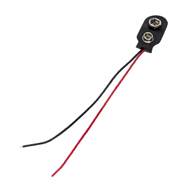 9 VOLT PİL BAŞLIĞI 10 CM KABLOLU  (IC-232) (4812)