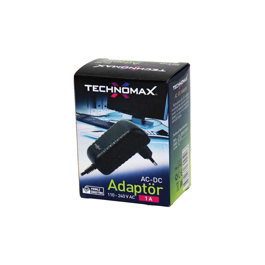 ADAPTÖR 1A - 110-240VAC - 12VDC (4812)