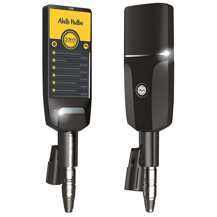 AKILLI MİKROFON DOKUNMATİK EKRANLI WİFİ DESTEKLİ ÇİFT MİKROFONLU DHS1V1 (4812) AKILLI MİKROFON DOKUNMATİK EKRANLI WİFİ DESTEKLİ ÇİFT MİKROFONLU DHS1V1 (4812)