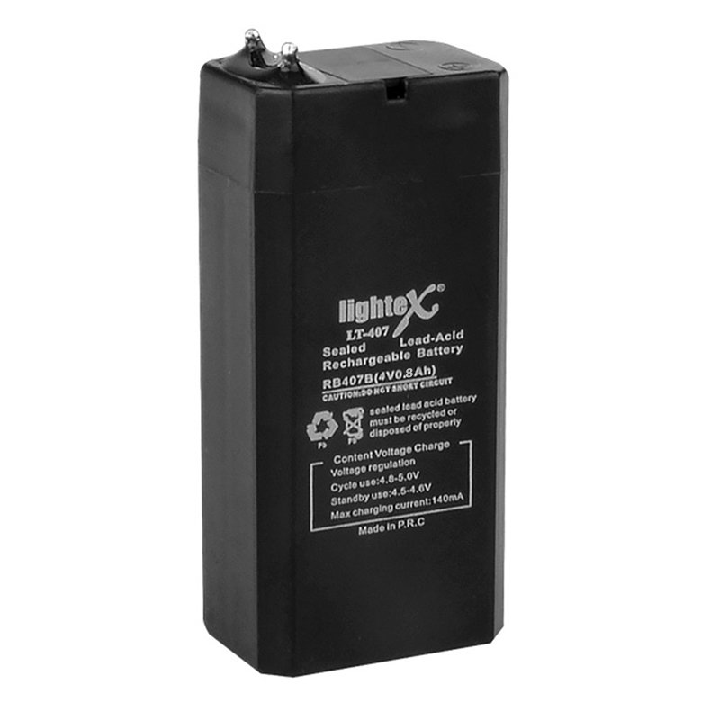 AKÜ 4 VOLT 0.8 AMPER LIGHTEX LT-407 (4812)