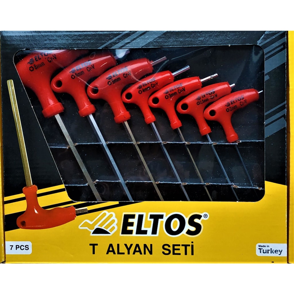 Alyan Takımı 7 Parça T Tipi Allen - Eltos (4812)