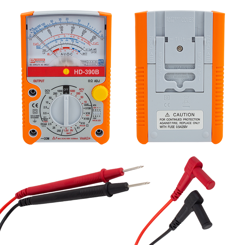 ANALOG ÖLÇÜ ALETİ HD-390B GENİŞ EKRAN (4812)