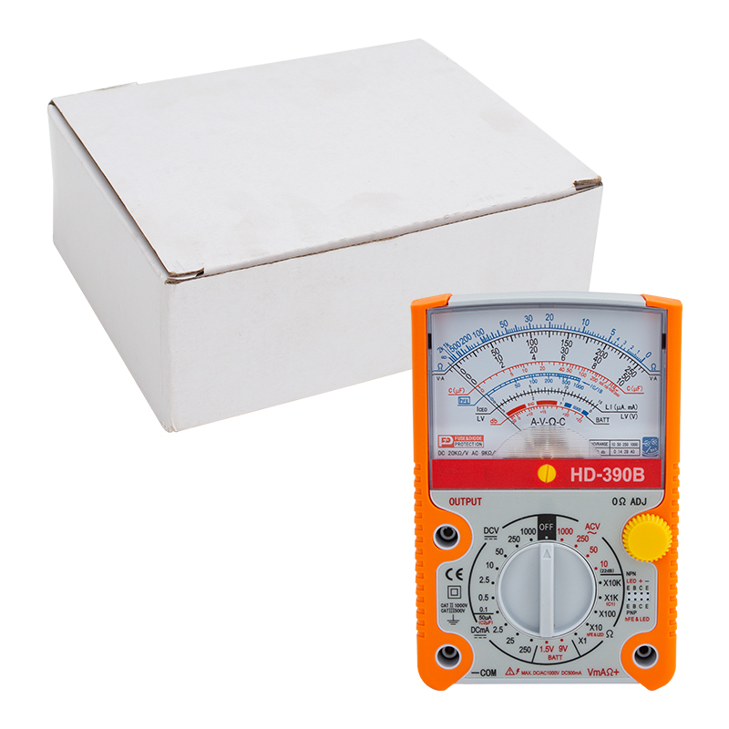 ANALOG ÖLÇÜ ALETİ HD-390B GENİŞ EKRAN (4812) ANALOG ÖLÇÜ ALETİ HD-390B GENİŞ EKRAN (4812)