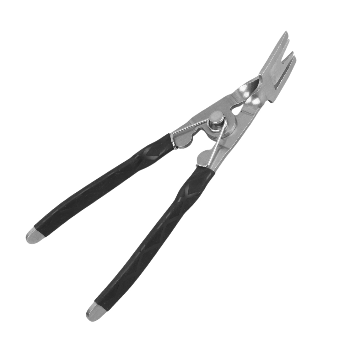 ARABA FAR TAMİR PENSESİ İÇ KLİPS KAUÇUK YÜZÜK ÇIKARMA PENSESİ PASLANMAZ ÇELİK (85X230MM) (4812)