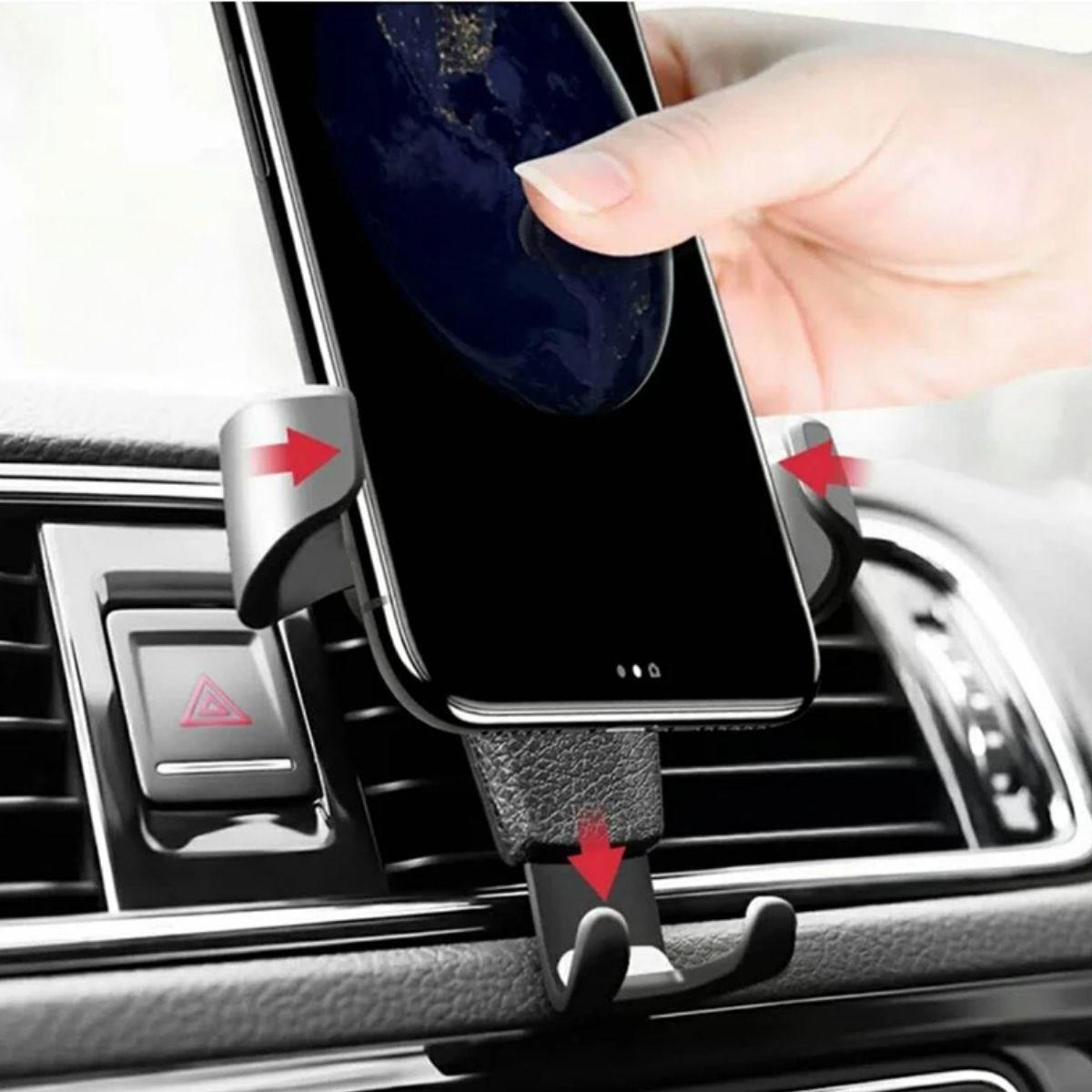 Araç İçi Klima Izgarasına Takılabilen Plastik Oto Telefon Tutucu Gravity (4812) Araç İçi Klima Izgarasına Takılabilen Plastik Oto Telefon Tutucu Gravity (4812)