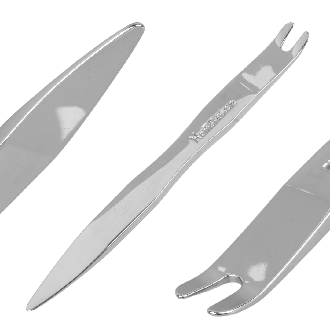 ARAÇ İÇİ SES SİSTEMİ SÖKME LEVYESİ KROM KAPLAMA ÇELİK (5X165MM) (4812)