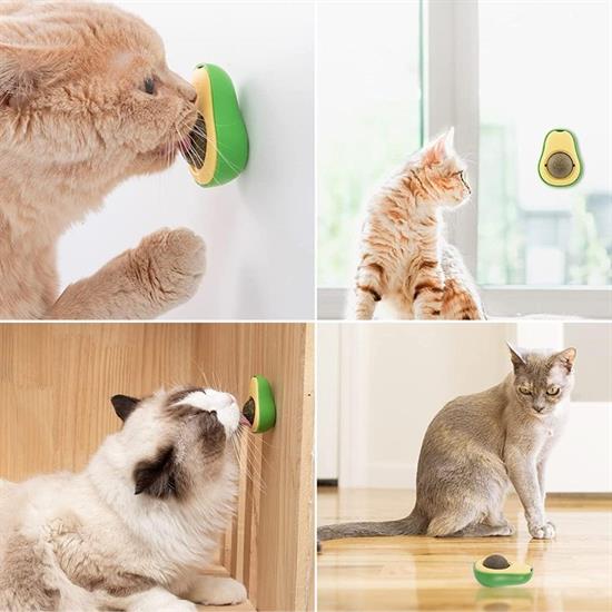 Avokado Model Yapışkanlı Kedi Oyuncağı Yenilebilir Kedi Nanesi Otu (4812) Avokado Model Yapışkanlı Kedi Oyuncağı Yenilebilir Kedi Nanesi Otu (4812)