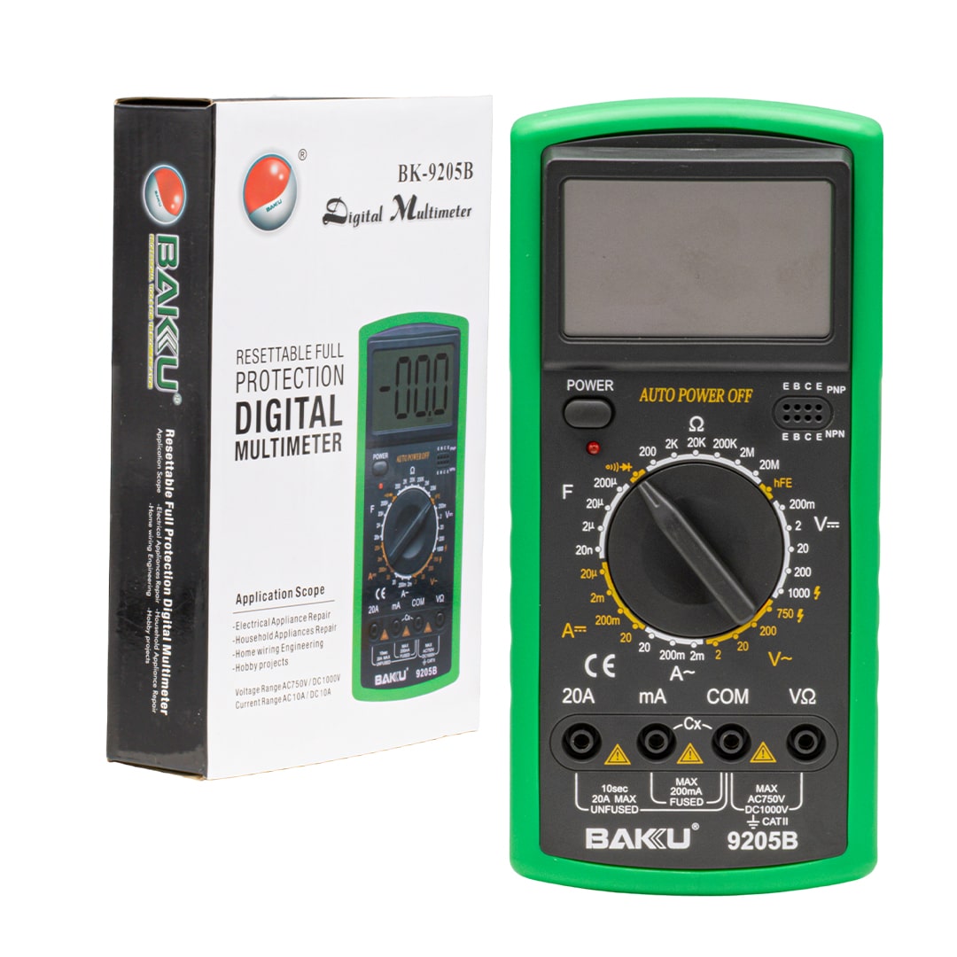 BAKU BK-9205B DIGITAL MULTİMETRE ÖLÇÜ ALETİ (4812) BAKU BK-9205B DIGITAL MULTİMETRE ÖLÇÜ ALETİ (4812)