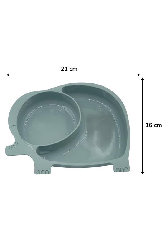 Bebek ve Çocuk için Sevimli Fil Model Desenli Yemek Bebek Mama Kabı Bölmeli Tabak (4812) Bebek ve Çocuk için Sevimli Fil Model Desenli Yemek Bebek Mama Kabı Bölmeli Tabak (4812)